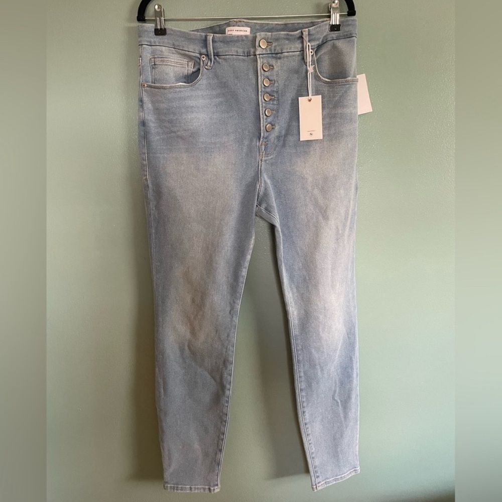 Good American Light Blue High Rise Jeans